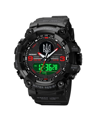 Купити Patriot 001RDUASI Patriot 001RDUASI Тризуб срібло Чорні з червон