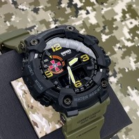 Чоловічий тактичний годинник Patriot 002AGSU ЗСУ з комбінованим циферблатом та водозахистом 5 ATM