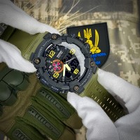 Чоловічий тактичний годинник Patriot 002AGSU ЗСУ з комбінованим циферблатом та водозахистом 5 ATM