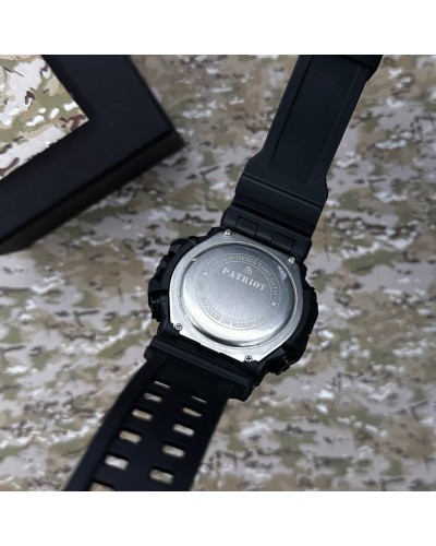 Купити Patriot 003BKUASI Тризуб срібло Чорні + Коробка.