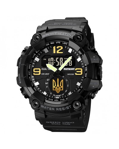 Купити Patriot 003BKUAGD Тризуб золото Чорні + Коробка.