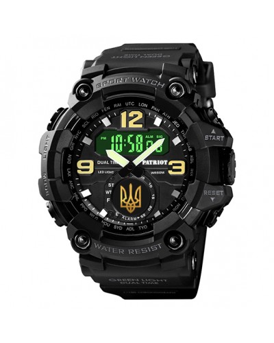 Купить Patriot 004BKUAGD Тризуб золото Чорні + Коробка.