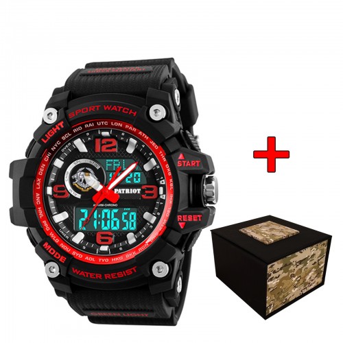 Купити Patriot 012BKRDSSO ССО Чорні з червоним + Коробка Купити Patriot 012BKRDSSO ССО Чорні з червоним + Коробка