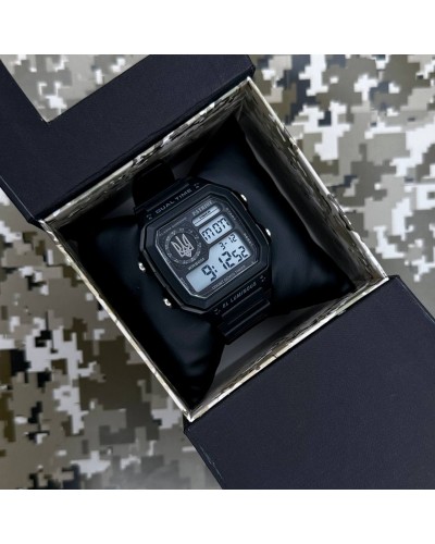 Купить Patriot 010BKUASI Тризуб срібло Чорні + Коробка.