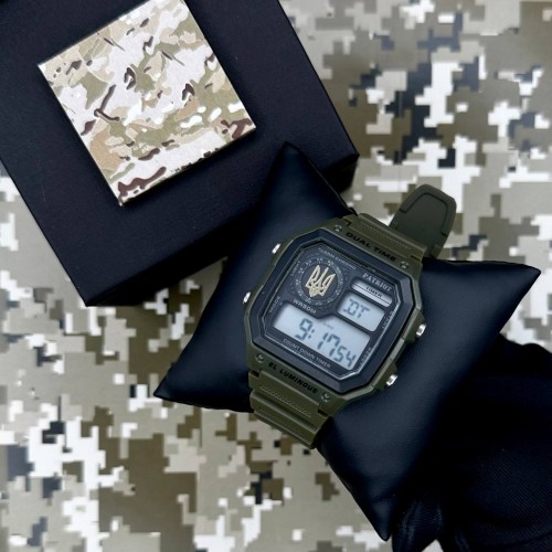 Купити Patriot 010AGUAGD Тризуб золото Зелені + Коробка.