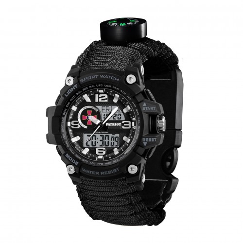 Купити Patriot 012BKSU ЗСУ Чорні Паракордовий ремінець Black + Коробка Купити Patriot 012BKSU ЗСУ Чорні Паракордовий ремінець Black + Коробка