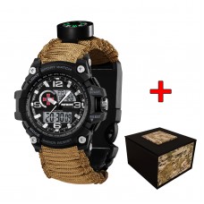 Patriot 012BKSU ЗСУ Чорні Паракордовий ремінець Khaki + Коробка