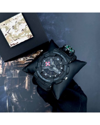 Купити Patriot 005BKSU ЗСУ Чорні Паракордовий ремінець Black + Коробка.