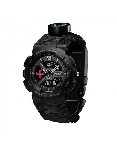 Купити Patriot 005BKSU ЗСУ Чорні Паракордовий ремінець Black + Коробка.