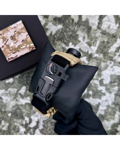 Купити Patriot 005BKSU ЗСУ Чорні Паракордовий ремінець Khaki + Коробка
