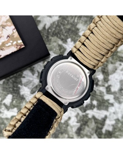 Купити Patriot 005BKSU ЗСУ Чорні Паракордовий ремінець Khaki + Коробка