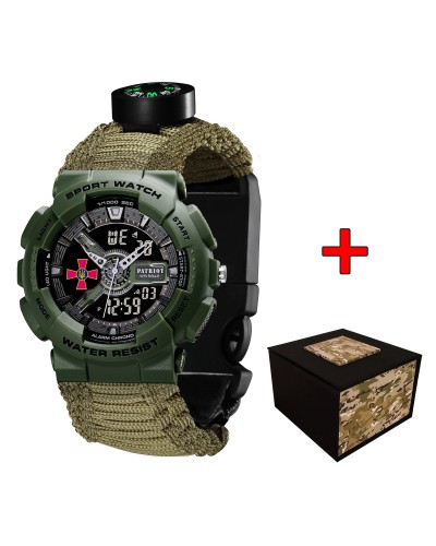 Купить Patriot 005AGSU ЗСУ Паракордовий ремінець Army Green + Коробка.