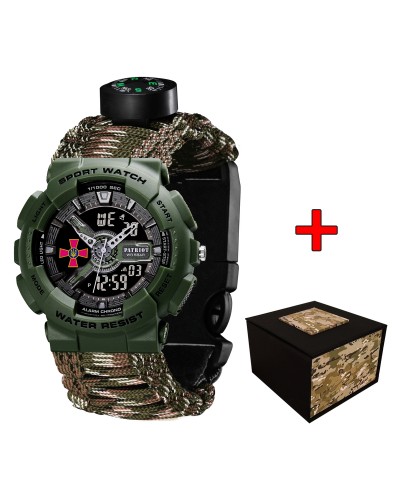 Купить Patriot 005AGSU ЗСУ Паракордовий ремінець Camo Green + Коробка