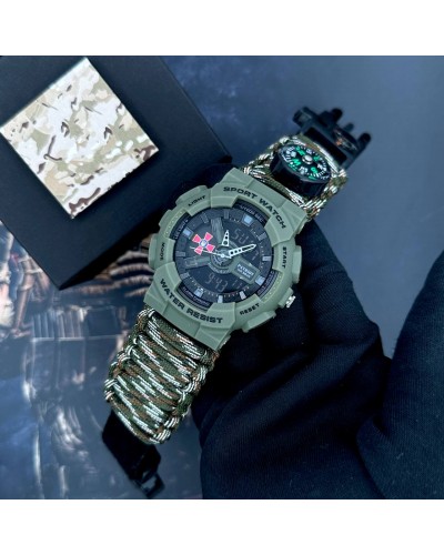 Купить Patriot 005AGSU ЗСУ Паракордовий ремінець Camo Green + Коробка