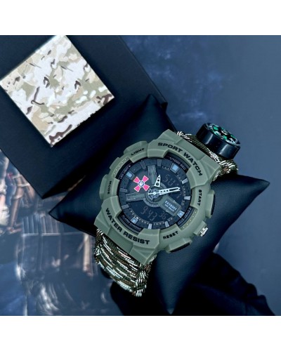 Купить Patriot 005AGSU ЗСУ Паракордовий ремінець Camo Green + Коробка