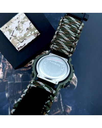Купить Patriot 005AGSU ЗСУ Паракордовий ремінець Camo Green + Коробка
