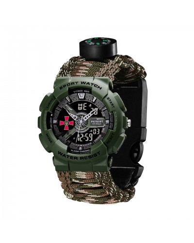 Купить Patriot 005AGSU ЗСУ Паракордовий ремінець Camo Green + Коробка