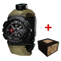 Patriot 005BKSU ЗСУ Чорні Паракордовий ремінець Army Green + Коробка