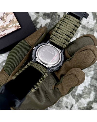 Купити Patriot 005CMGYSU ЗСУ Сірий камуфляж Паракордовий ремінець Army Green + Коробка