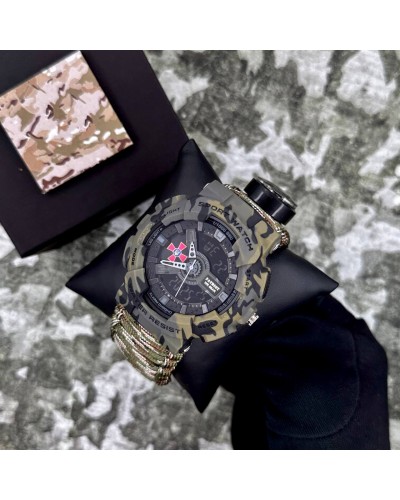 Купить Patriot 005CMGRSU ЗСУ Зелений камуфляж Паракордовий ремінець Camo Green + Коробка.