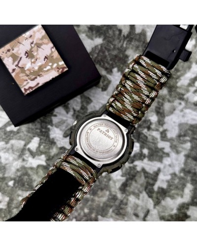 Купить Patriot 005CMGRSU ЗСУ Зелений камуфляж Паракордовий ремінець Camo Green + Коробка.