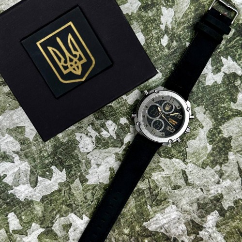 Купити Patriot 017SIBK Тризуб золото Silver-Black Купити Patriot 017SIBK Тризуб золото Silver-Black