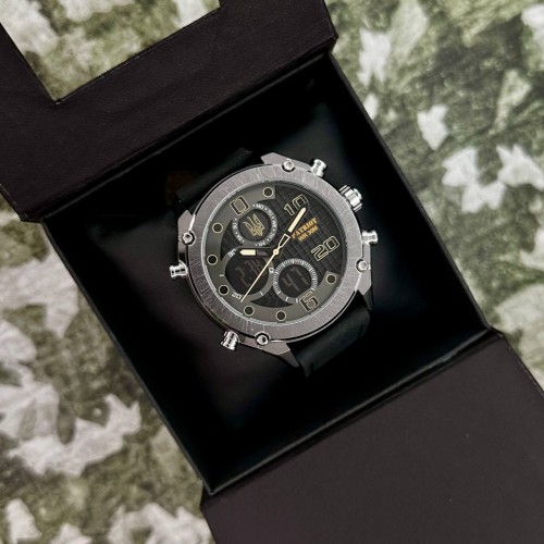 Купити Patriot 017SIBK Тризуб золото Silver-Black Купити Patriot 017SIBK Тризуб золото Silver-Black