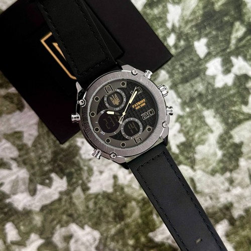 Купити Patriot 017SIBK Тризуб золото Silver-Black Купити Patriot 017SIBK Тризуб золото Silver-Black
