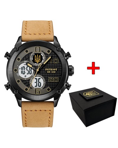 Купити Patriot 017BKLTBN Тризуб злото Black-Light Brown