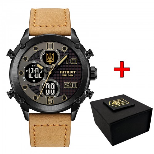 Купити Patriot 017BKBKBR Тризуб золото Black-Black-Light Brown. Купити Patriot 017BKBKBR Тризуб золото Black-Black-Light Brown.