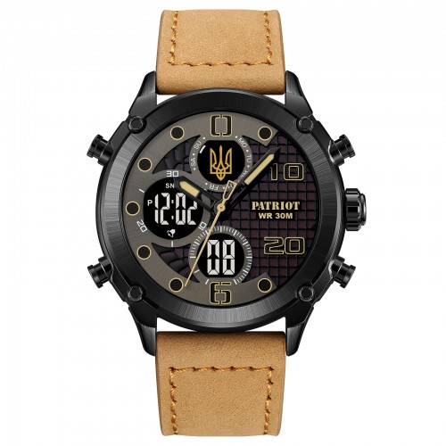 Купити Patriot 017BKBKBR Тризуб золото Black-Black-Light Brown. Купити Patriot 017BKBKBR Тризуб золото Black-Black-Light Brown.