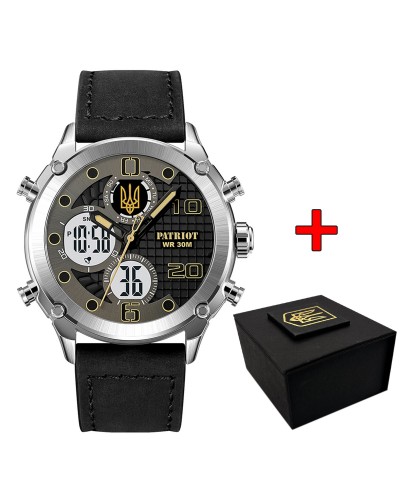 Купить Patriot 017BKWT Тризуб золото Silver-White