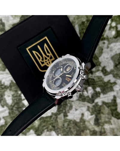 Купить Patriot 017BKWT Тризуб золото Silver-White
