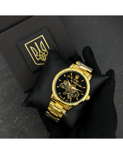 Купить Patriot 022 Gold-Black Mechanic Metall Не Забуду Дім