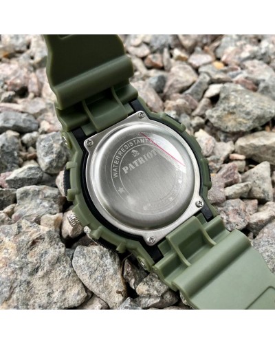 Купити Patriot 005 Тризуб срібло Army Green + Коробка