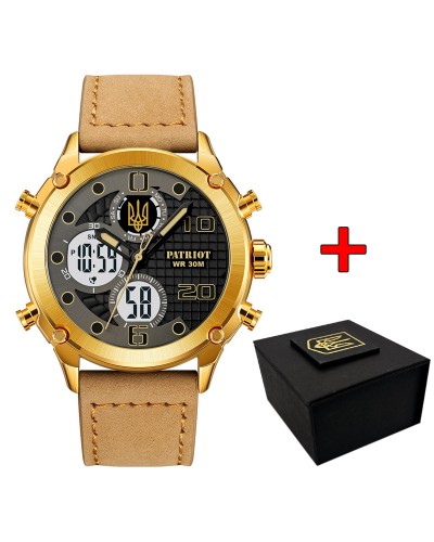 Купить Patriot 017 Тризуб Золото Gold Light Brown