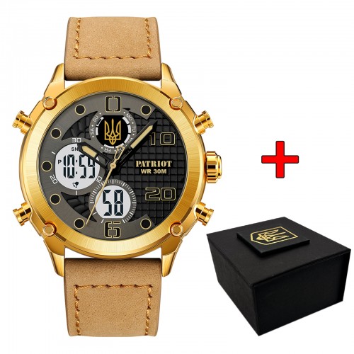 Купити Patriot 017 Тризуб Золото Gold Light Brown Купити Patriot 017 Тризуб Золото Gold Light Brown