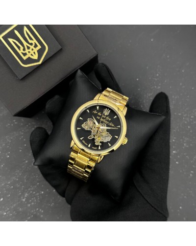 Купити Patriot 022-3D Не Забуду Дім Gold-Black Steel