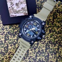 Чоловічий тактичний годинник Patriot 012KH Khaki STOPPED з комбінованим циферблатом та водозахистом 5 ATM
