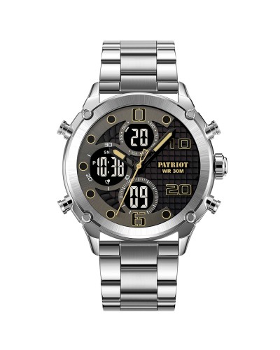 Купить Patriot 017SSIBK Silver-Black Steel Купить Patriot 017SSIBK Silver-Black Steel
