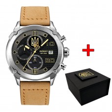 Patriot 016 Тризуб золото Silver Light Brown