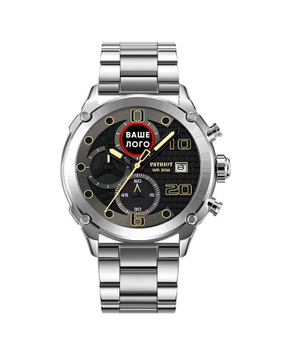 Купить Patriot 016 Ваше Лого Silver-Black Steel