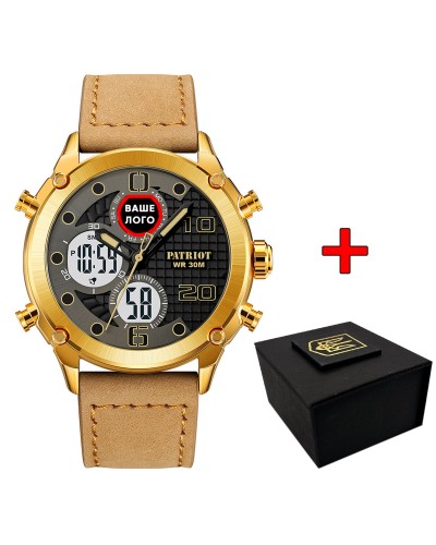 Купити Patriot 017 Ваше Лого Gold-White-Light Brown