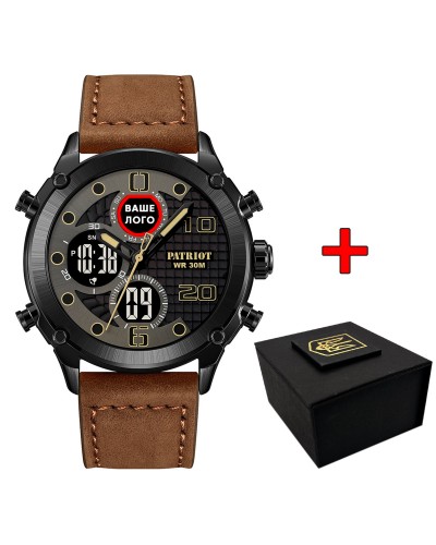 Купити Patriot 017 Ваше Лого Black-Brown