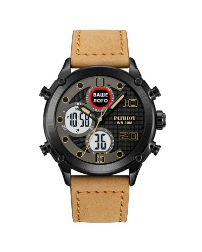 Купити Patriot 017 Ваше Лого Black-White-Light Brown