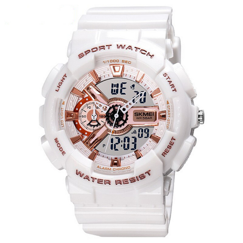 Купити Skmei 1688 White-Cuprum Купити Skmei 1688 White-Cuprum