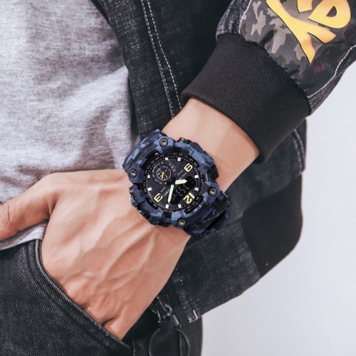 Купить Skmei 1637 Blue-Military SALE