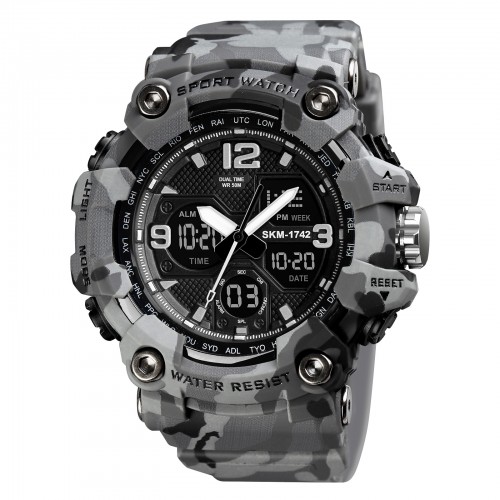 Купить Skmei 1742 Gray Military. SALE