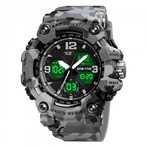 Купить Skmei 1742 Gray Military. SALE