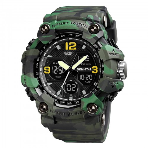 Купить Skmei 1742 Green Military